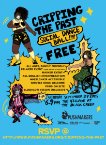 Cripping the Past Poster. Full Image Description on Cripping the past page.